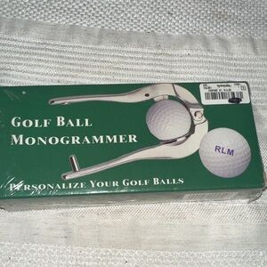 Golf Ball Monogrammer with Silver Tool